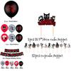 Siren Head Cartoon Cat Horror Theme Birthday Party Balloon Banner Cake Topper Set