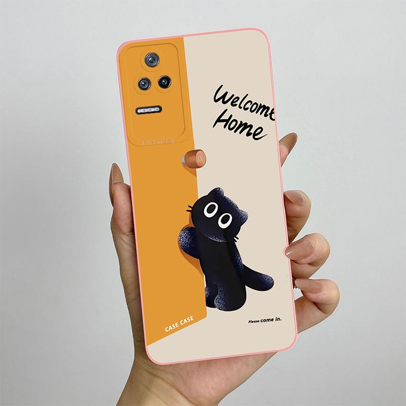 For Xiaomi Poco F4 Phone Case POCOF4 5G Silicone Soft TPU Protective Back Cover Casing Painted Printing Shockproof Shell Xiaomi Poco F4