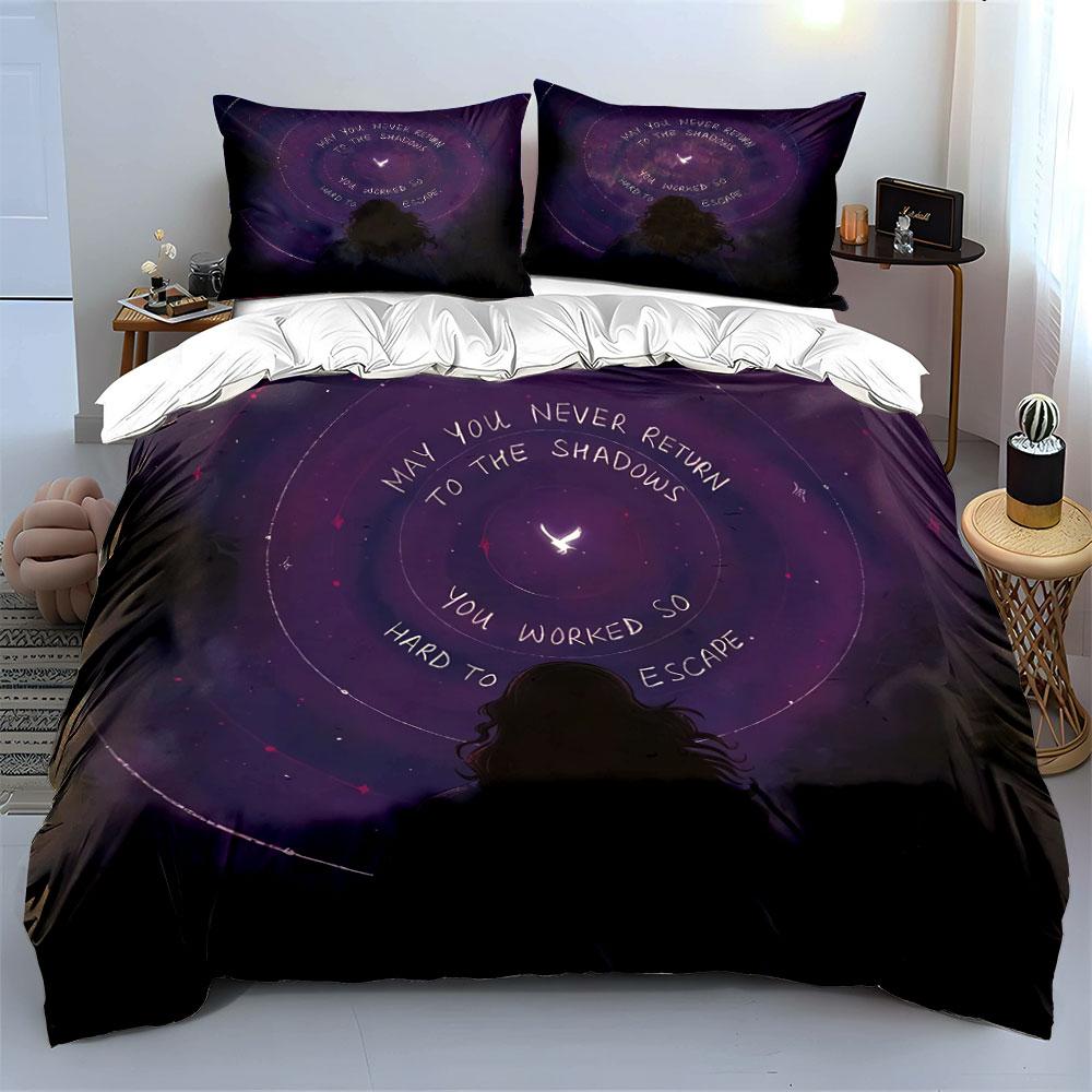 Inspirational Art Set Decoration Poster Bedding Set with 1 Duvet Cover 2 Pillowcases Single Double King Queen, Gift