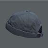 Quick Dry Brimless Hat Lightweight Daily Beanie Mesh Beanie Docker Cap Sailor Rolled Cuff Harbour Hat Casual Skullcap