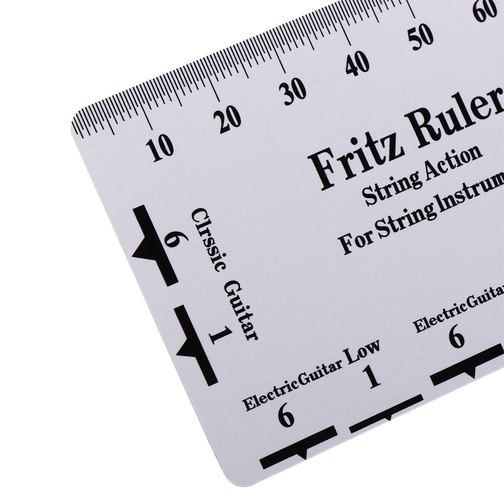 Gitarrensaiten Gitarrenlineal Messung Saitenlagelehre Lineal Saitenabstand Lineal Akustikgitarre