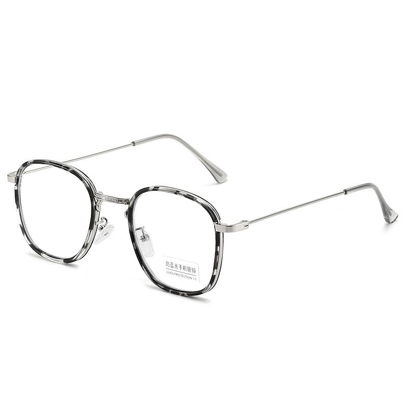 New arrival unisex square glasses for men women metal frame glasses plain glasses Nearsighted Eyewear Glasses -1.0 -2.5 -1.5