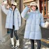 Cotton-padded Women Puffs Soft Bread Clothing Autumn and Winter Latest Hooded Padded Student Cotton-padded Jacket Long Cotton-padded Jacket