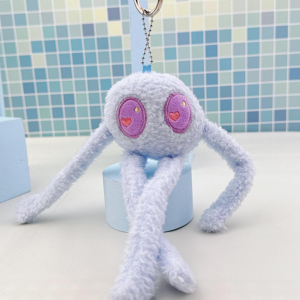 Portachiavi Peluche Bambola Mostro Occhi Grandi