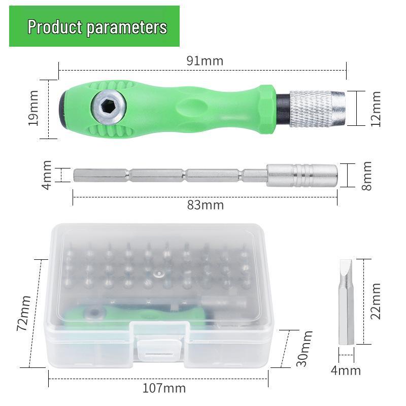 32-in-1 Precision Screwdriver Set for Electronics and Household Repair