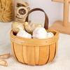 Waterproof Wall Hanging Storage Basket with Handle Desktop Clutter Sorting Box  Farmhouse