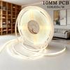 12V 24V COB LED Strip Light 10MM PCB Linear Lighting 528 LEDs/M High Density Flexible FOB COB LED Tape Light Bar 1m 2m 3m 5m