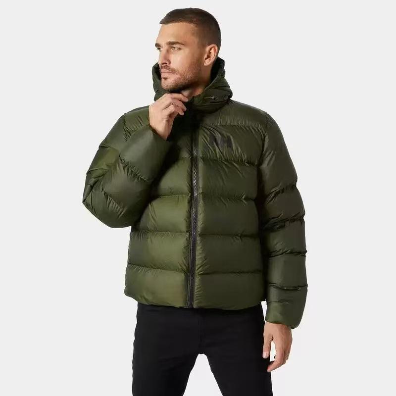 Helly Hansen Men's Cotton Winter Jacket - Thickened, Warm, Hooded, Versatile Outdoor Coat