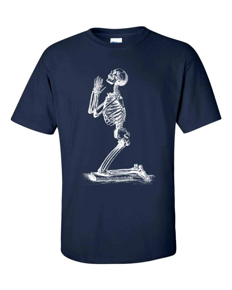 Praying Skeleton by William Cheselden TShirt