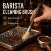 Solid Wood Coffee Grinder Cleaning Brush 1/3Pcs Soft Pig Hair Bristle For Espresso Machine Kitchen Coffee Accessory