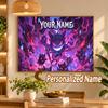 Gengar Custom Name Diamond Painting Personalized 5D Full Drill DIY Diamond Art Home Decor