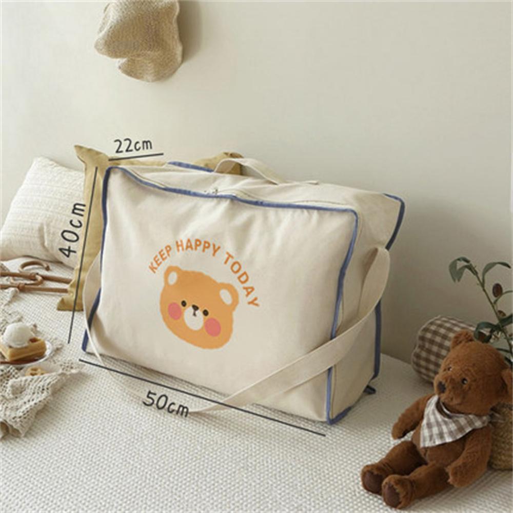 Сумка для хранения одеял для детского сада симпатичная сумка для хранения багажа для дома и переезда переносная сумка для организации одежды 50x22x40 1534₽