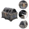 1pc Pirate Treasure Chest Children'S Treasure Chest Retro Plastic Treasure Chest Toy