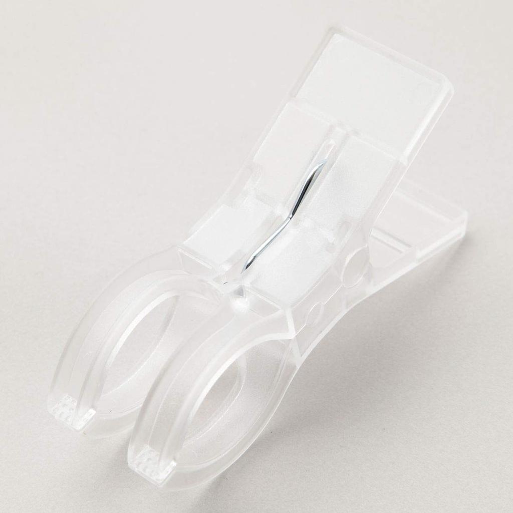 MUJI Pacote de Secagem de Roupas de Policarbonato com Prendedores, 4, 82107180, Semitransparente