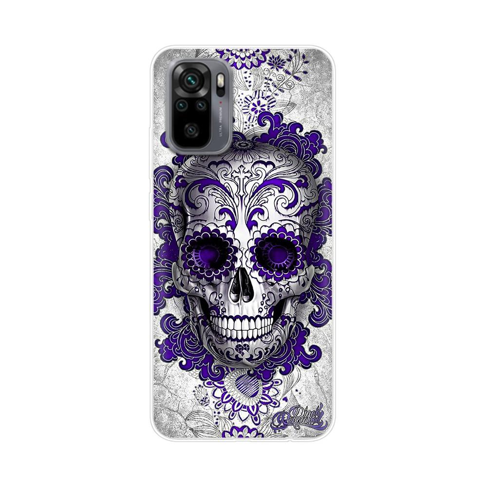 Silikon Blumen Handyhülle Für Xiaomi Redmi Note 10 Hülle 6.43'' Schöne TPU Rückseite Für Xiomi Redmi Note10 Pro Bumper Hüllen