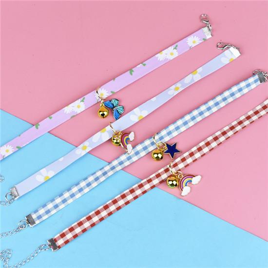 Haustierhalsband Katze und Windhalsband Haustier Frucht-Halsband Katzenhalskette Haustierschmuck Verstellbares Halsband Haustierbedarf Bequem zu tragen