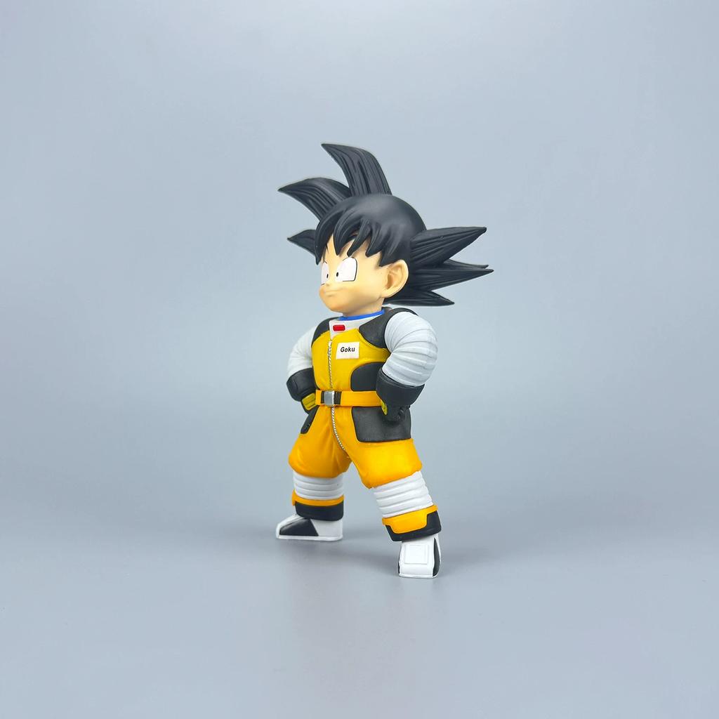 Dragon Ball Anime Q Version Action Figures Astronaut Suit Goku Gohan Krillin Vegeta Collectible Desktop Decoration Statue
