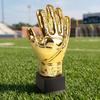 Golden Gloves Football Trophy Winner Golden Trophys Goalkeeper Gamesoccer Competition Adult Glove Awardtrophies Cup