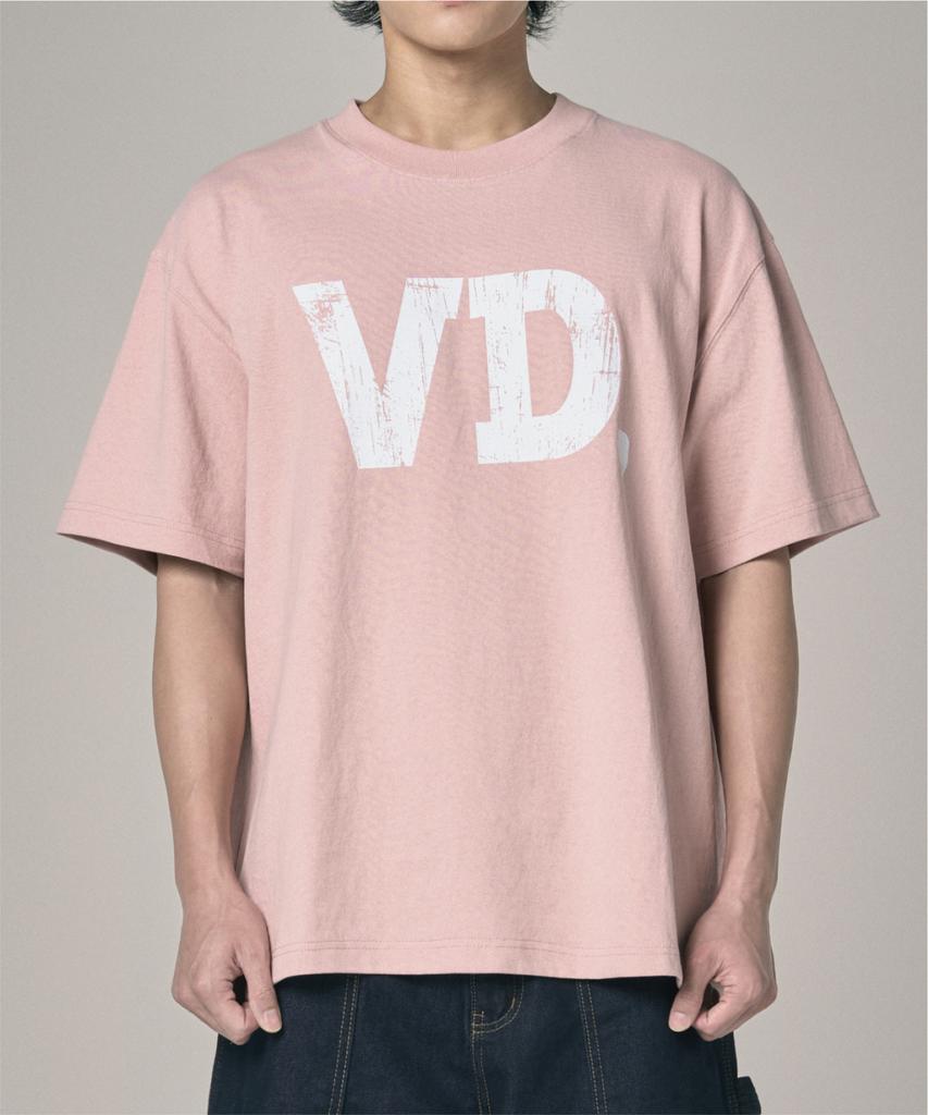 Beodeonteu Basic Verdant Logo Short Sleeve T-Shirt [Pink]
