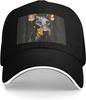 Doberman Print Baseball Cap Adjustable Polyester Casual Outdoor Golf Dad Hat Unisex