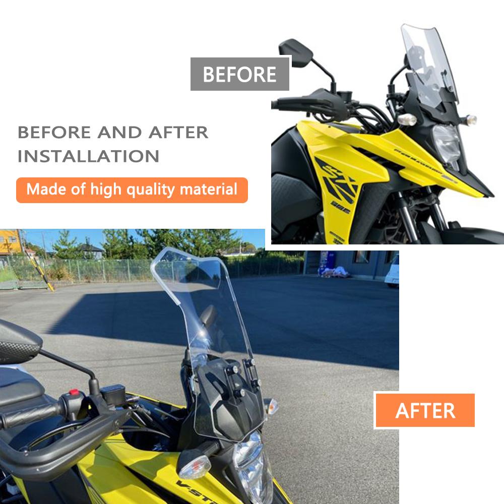 For V-STROM 250 SX 2025 2024 2023 Motorcycle Touring Sport Spoiler WindScreen Windshield Visor Deflector Fairing Cover