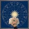 12 Constellations Astrologys Tablecloth Altars Cloth Square Divinations Cards Table Cloth Witchcrafts Deck Cloth Endurin