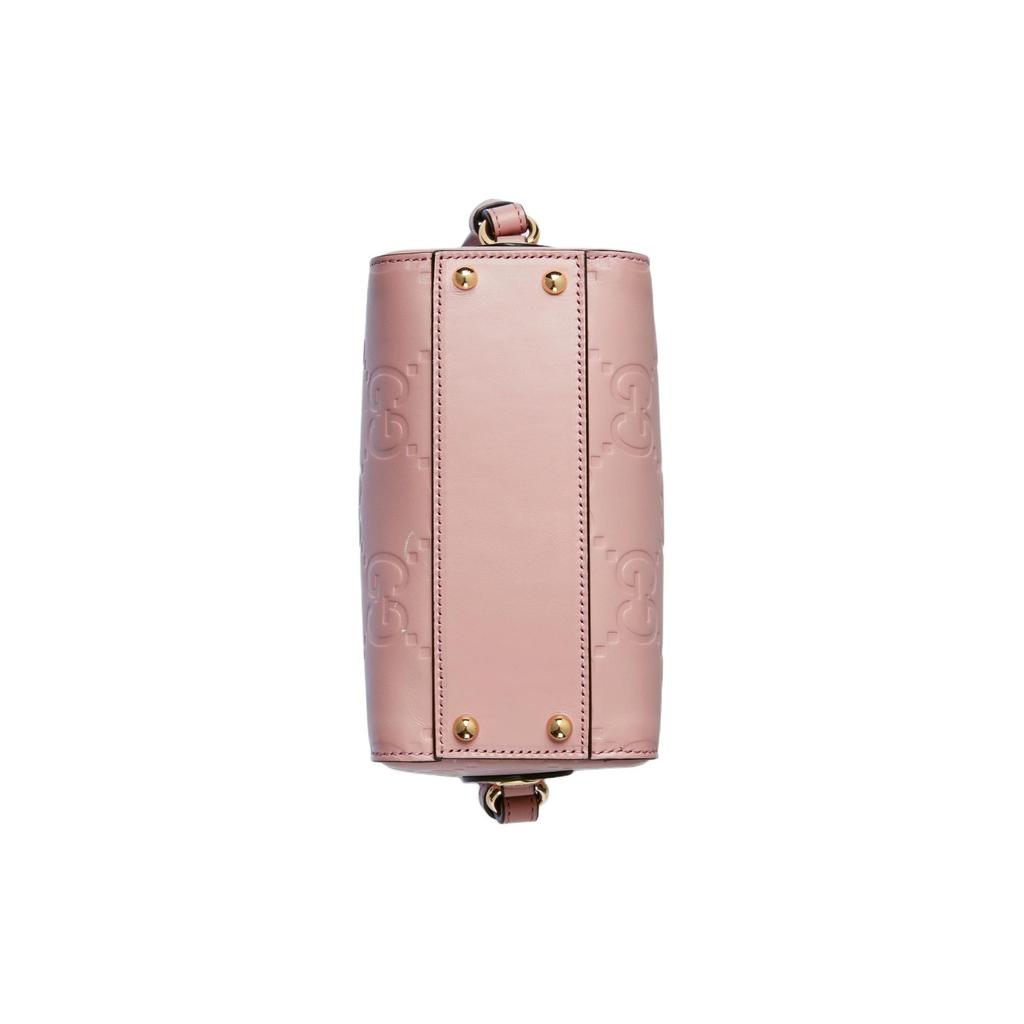 GUCCI Leather Shoulder Bag, Crossbody Bag, Handbag Extra Mini Women's Rose Beige 790130-AAC1Q-5820