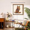 HOOLOOG Maine Coon Cat Wooden Puzzle - Educational Irregular Shape Interlocking Toy & Decompression Money Box.