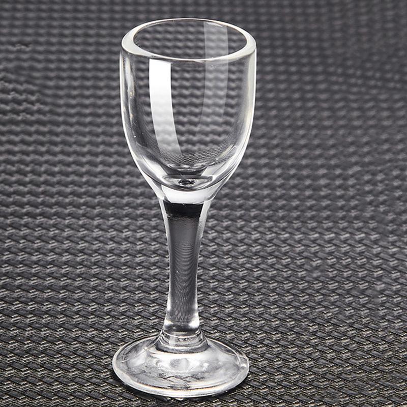 12 buc Pahar de vin transparent 25ml Pahar pentru băuturi spirtoase Cu picior înalt Pahar mic pentru vin Pahar pentru băuturi spirtoase Pahar pentru vodcă Veselă pentru băuturi pentru petrecere de nuntă Uz casnic
