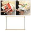 Rectangular Wooden Tapestry Scroll Embroidery Silk Painting Quilting Tool