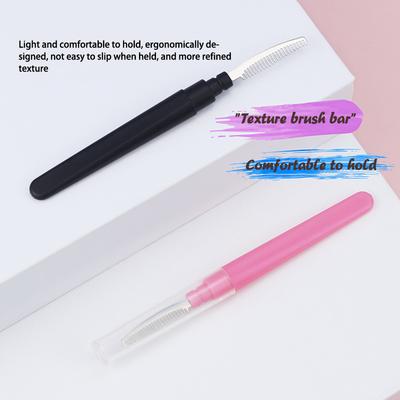 Ultra-Fine Stainless Steel Needle Eyebrow Eyelashes Eye Brow Extension Brush Metal Comb Cosmetic Makeup Tools