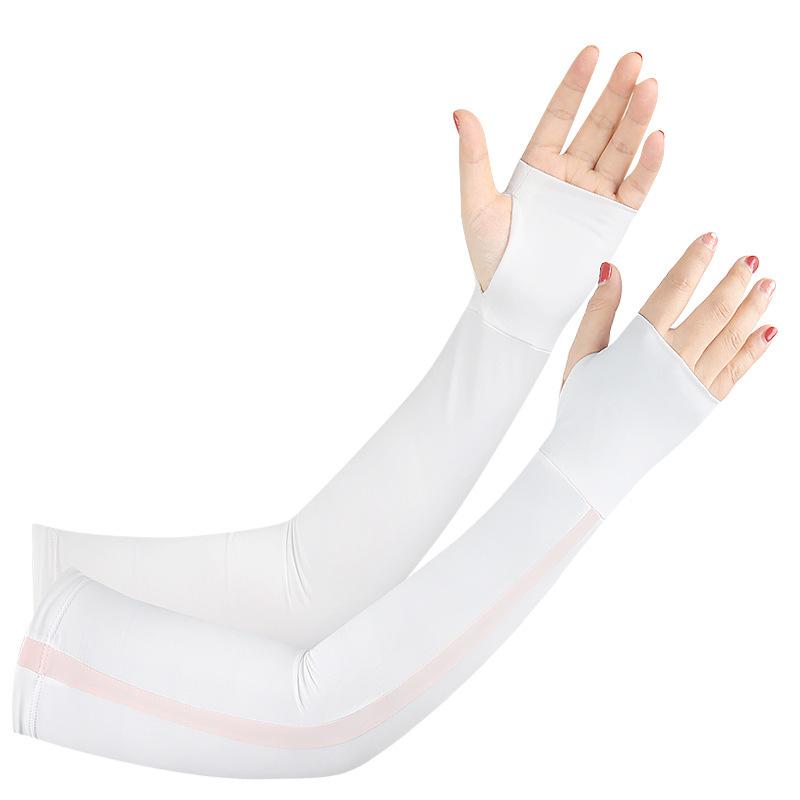 Sommer Eis Seide Anti-Ärmel Outdoor Reise Radfahren Sport Sonnenschutz Anti-Ultraviolett Eis Atmungsaktiv Armstulpe