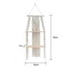 3 Styles Wall Decoration Storage Racks Woven Wooden Hanging Decorations Bedroom Living Room Wind Chime Decoration Racks
