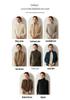 Lekasha Cashmere 2026 Stand-up Collar Women's Double Zipper Cardigan Coat