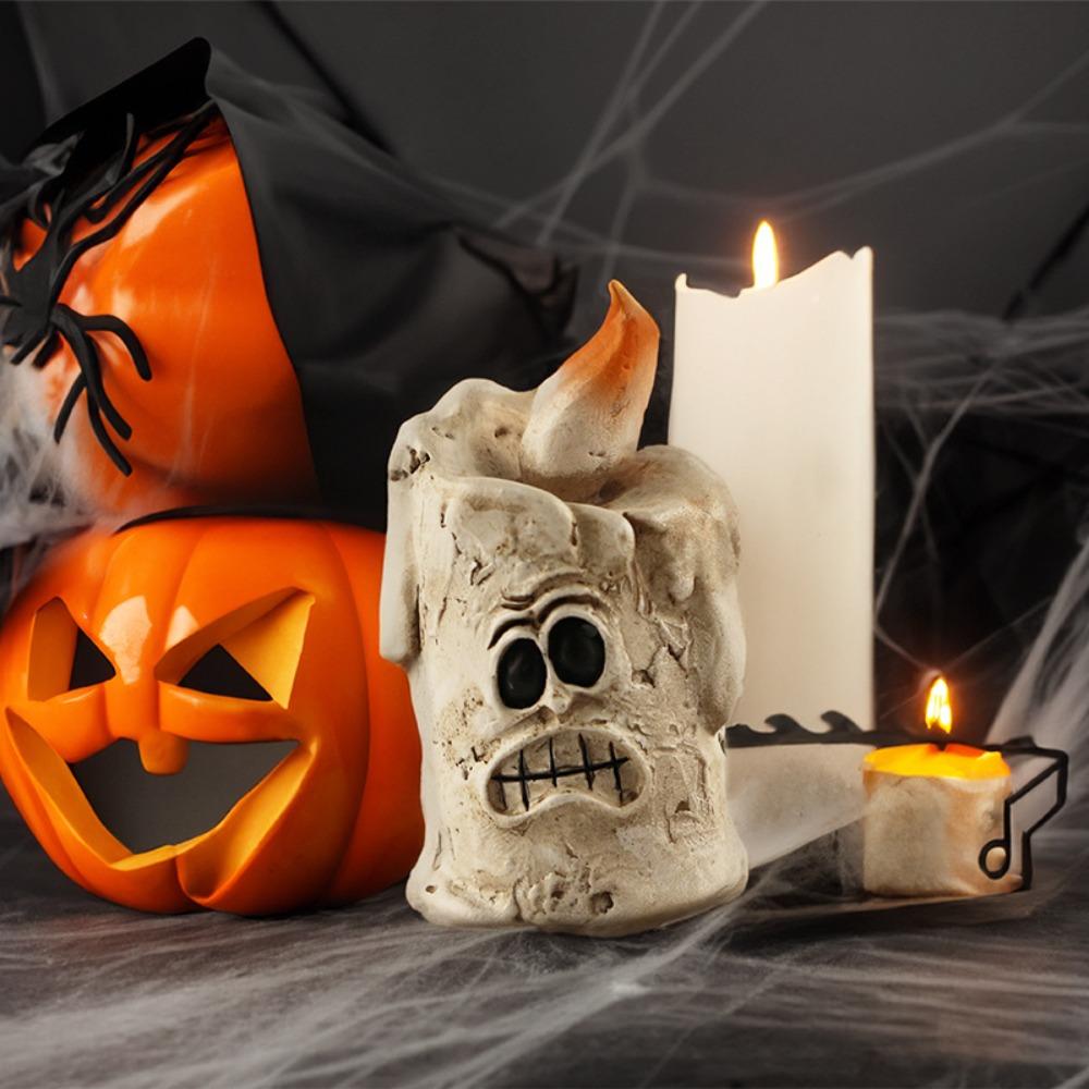 New Resin Pumpkin Head Ornaments Ghost Craft Scene Decoration Small Tide Play Desktop Decorations Halloween