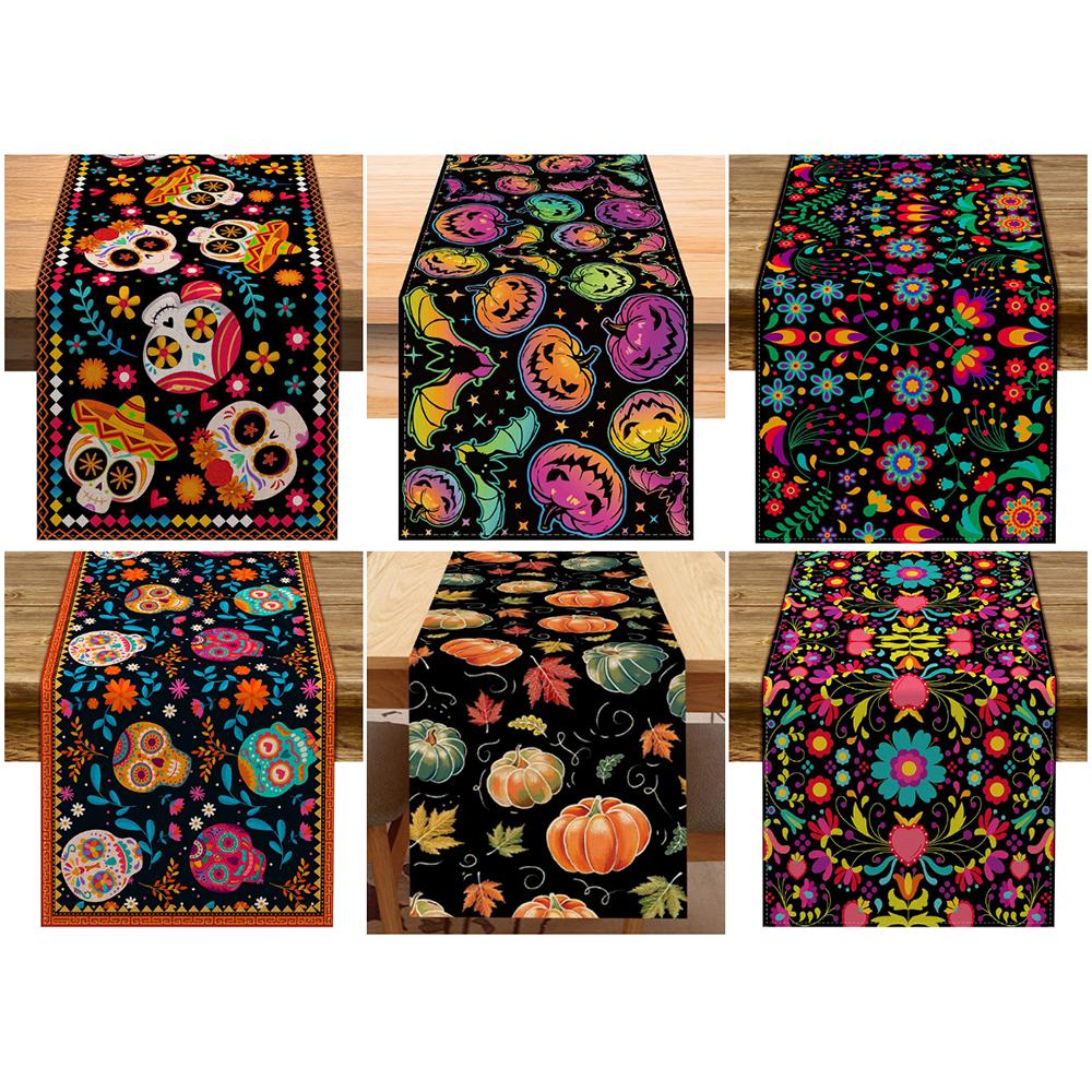 Tablecloths Decoration Table Flags Halloween Table Flags Tablecloth Pumpkin Tablecloths For Dining Room Festive Events Halloween