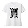ALICE DONUT Mules Zigarettenbrand Amerikanischer Kunstdruck T-Shirt Langarm vintage Gewaschen Lässig Stilvoll Leicht dehnbar