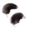 Imitation Furs Foxes Tail Pendant Toy Backpack Pendant Animal Tail Keychain