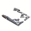 1 conjunto Suporte de Mesa Dobrável com Elevação, Dobradiça de Porta de Armário, Suporte Deslizante Plano para Armários com Amortecedor de Elevação Suporte de Haste Pneumática
