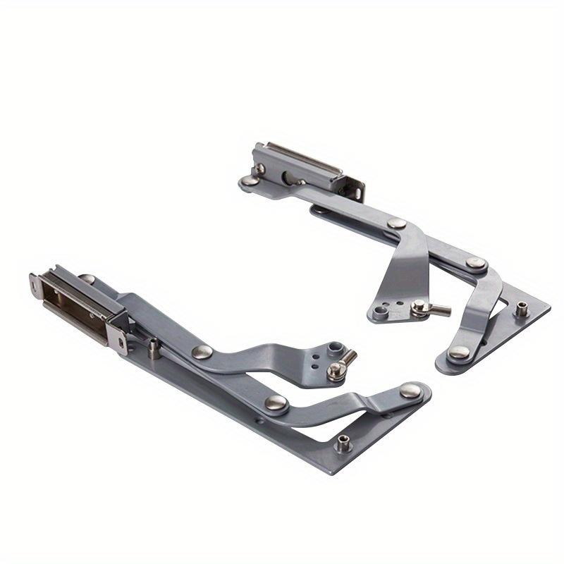 1 conjunto Suporte de Mesa Dobrável com Elevação, Dobradiça de Porta de Armário, Suporte Deslizante Plano para Armários com Amortecedor de Elevação Suporte de Haste Pneumática