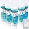 Kurahooon 6-Pack Systema Sensitive Soft Paste, 85g, Toothpaste with 1450ppm Fluoride, Dental Product, Includes Kurahooon Cotton Pad Set