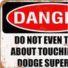 TCHPAX 12X8 - Vintage Look Aluminum Metal Sign - Inches - Do Not Touch My Peterbilt