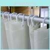 Waterproof Hotel Shower Curtain With Punched Eyelets And Seam Reinforcement For Hotel Bathroom Use
