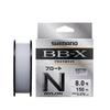 SHIMANO BB-X Plasma White Float Nylon Line 150m LA-C54Y 8.0 White