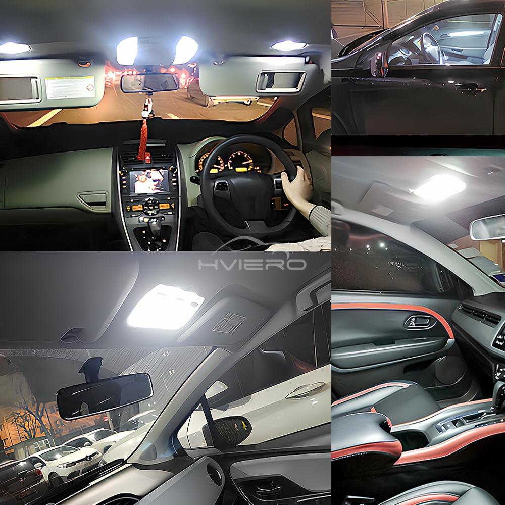 1/2/4/10PCS Auto C5w C10w License Plate LED Dome Festoon Door Lights Car Interior Trunk Reading Ceiling Lamp 5050 31/36/39/41mm