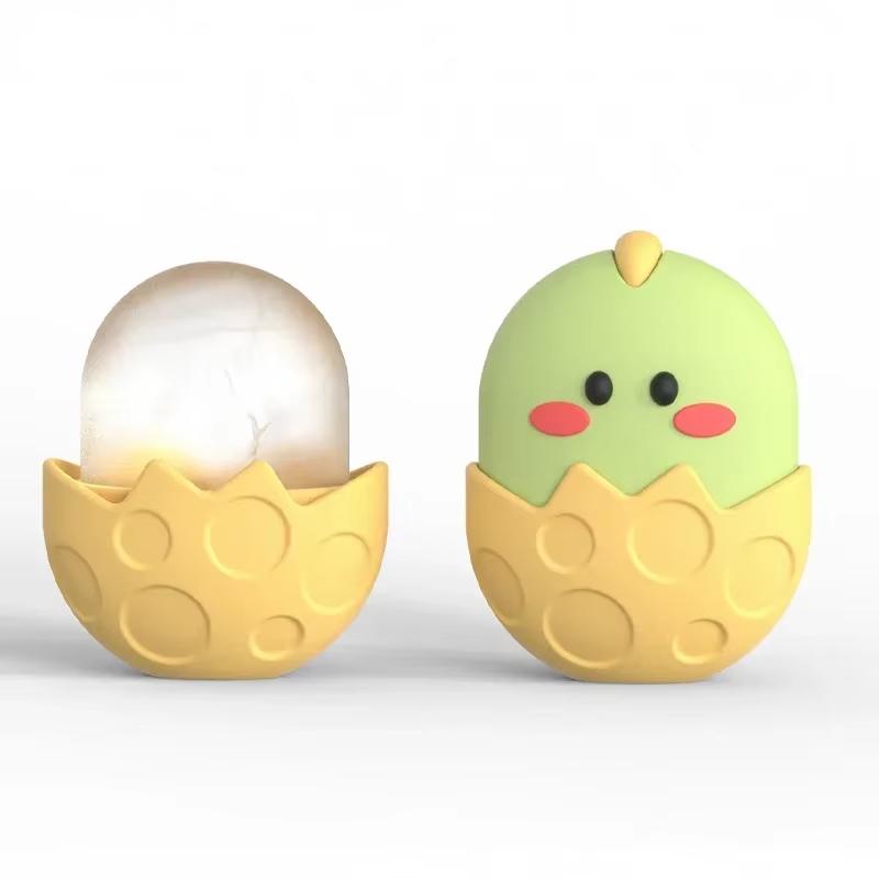 Rullo Ghiaccio Viso in Silicone Cubetti Ghiaccio Viso Vaschette Rullo Sfera Massaggio Lifting Bellezza Trattamento Contouring Cura della Pelle Ridurre Acne Strumento