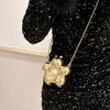 Acrylic Banquet Chain Bag Flower Shaped Mini Lipstick Bag Temperament Luxury Evening Bags  Ladies