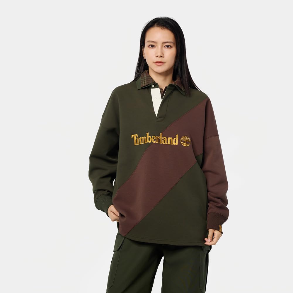 Timberland TOKYO DESIGN COLLECTIVE Rugby Shirt, Unisex, Adult, TB0A6G2QU311, Duffel Bag, XL