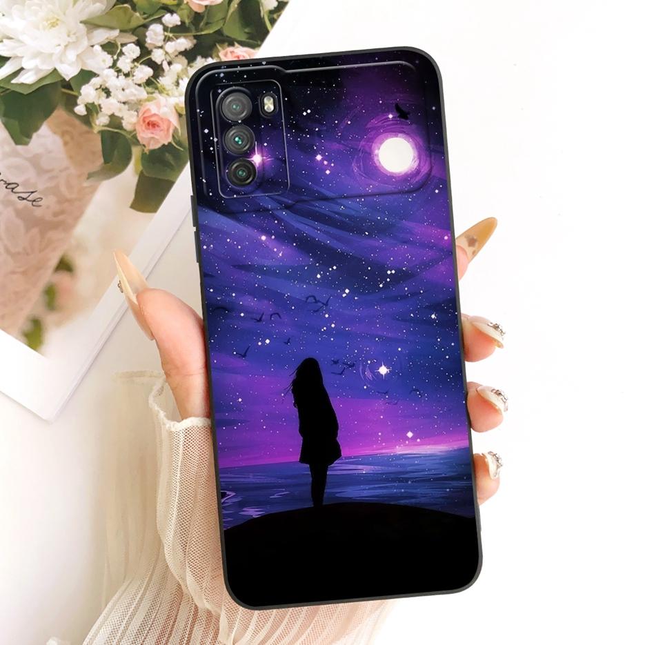 For Xiaomi Poco M3 Case PocoM3 Pro 4G Cute Fashion Cartoon Cover Soft TPU Matte Phone Case For Xiaomi Poco M3 Pro 5G Fundas Bags