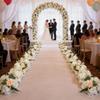 Wedding Arch Waterfall Floral Arrangement for Banquet or Photography Prop